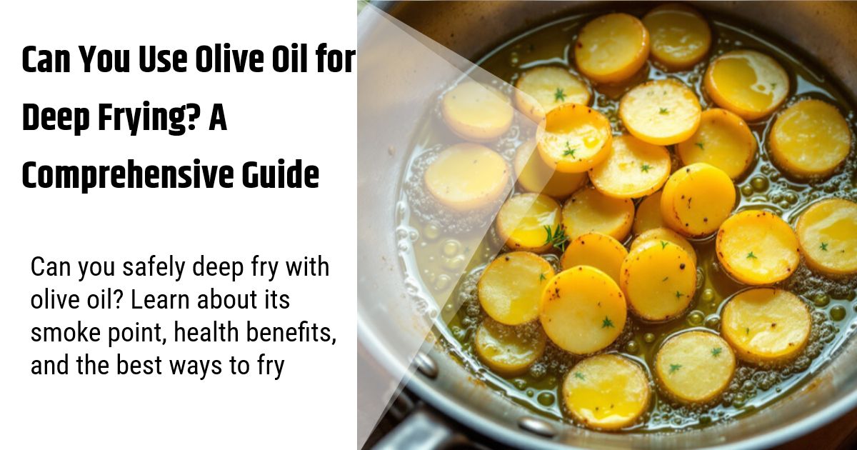Olive Oil To Deep Fry