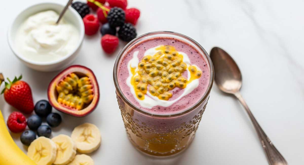 Passion Fruit Berry Smoothie Passion Fruit Berry Smoothie