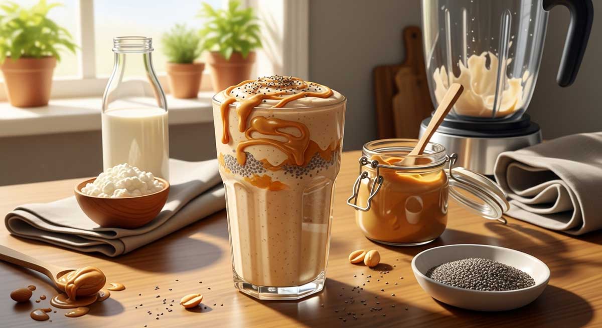 Peanut Butter & Banana Smoothie Peanut Butter & Banana Smoothie