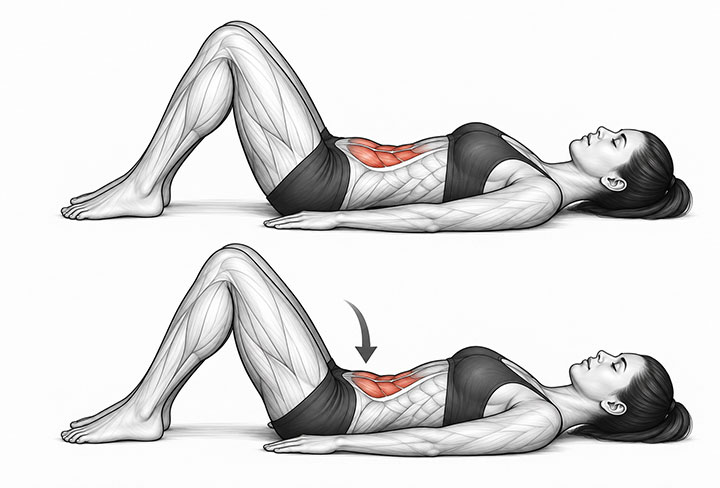 Pelvic Tilt Exercise Anatomy Guide Pelvic Tilt Exercise Anatomy Guide