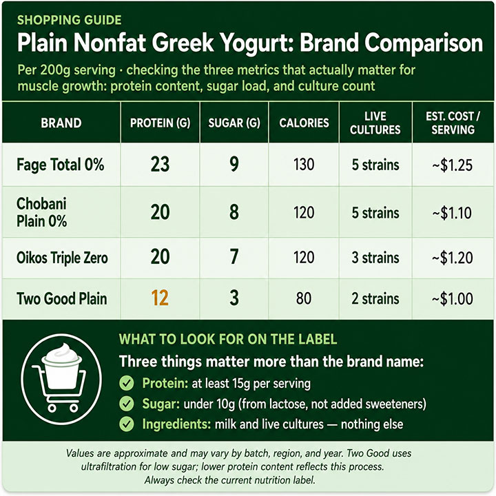 Plain Nonfat Greek Yogurt Brand Comparison Plain Nonfat Greek Yogurt Brand Comparison