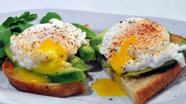 poached egss on avo toast
