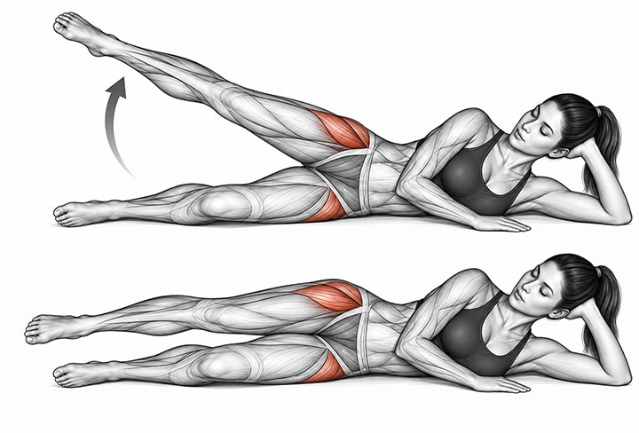 Side Lying Leg Raises Side Lying Leg Raises