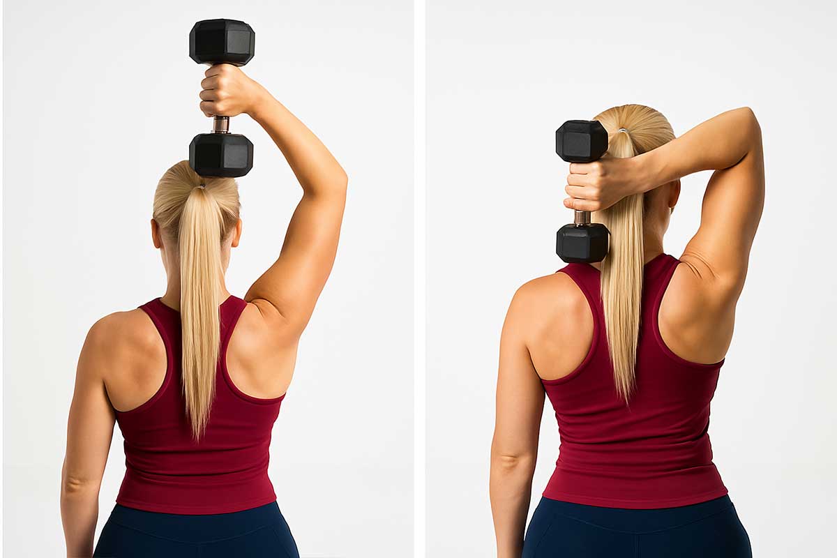 Single arm overhead extension Single arm overhead extension