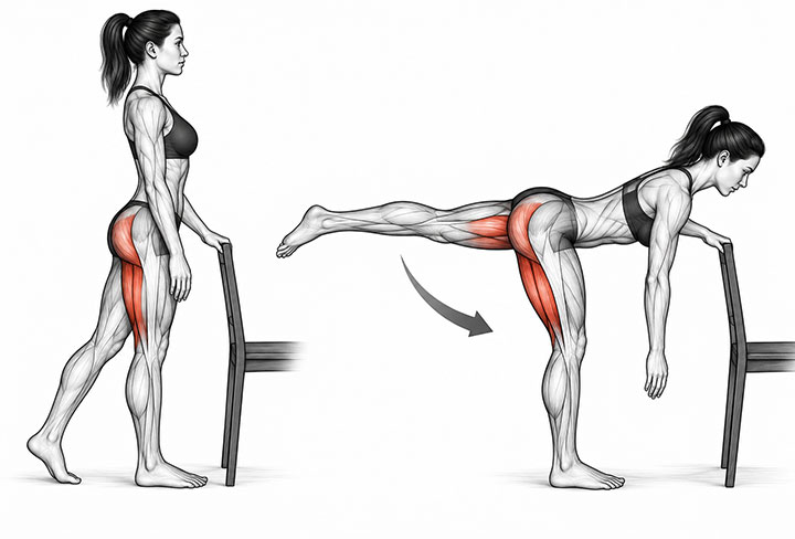 Single Leg Deadlift Anatomy Guide Single Leg Deadlift Anatomy Guide
