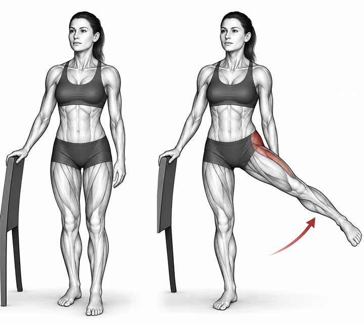 Standing Hip Abduction Standing Hip Abduction