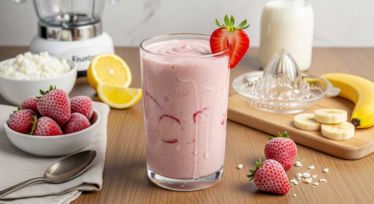Strawberry Cheesecake Smoothie Strawberry Cheesecake Smoothie