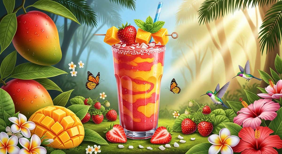 Strawberry Mango Smoothie Strawberry Mango Smoothie