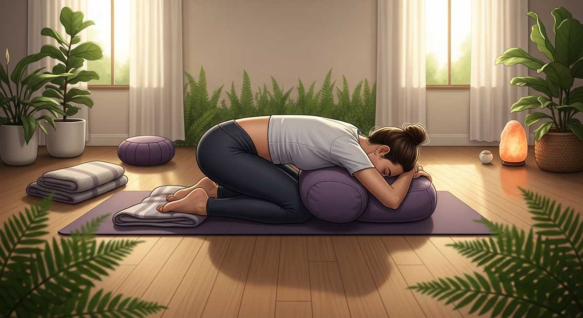 Supported Child's Pose Supported Child's Pose
