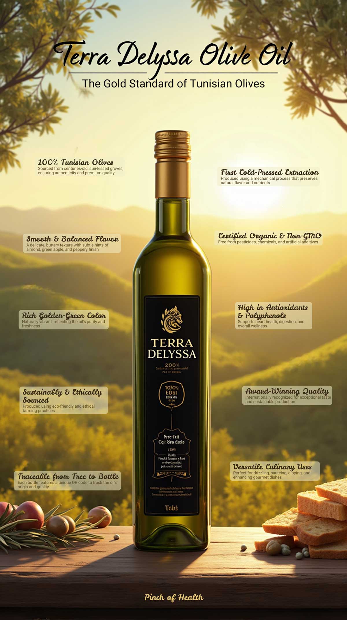 Terra Delyssa Olive Oil Infographic1200