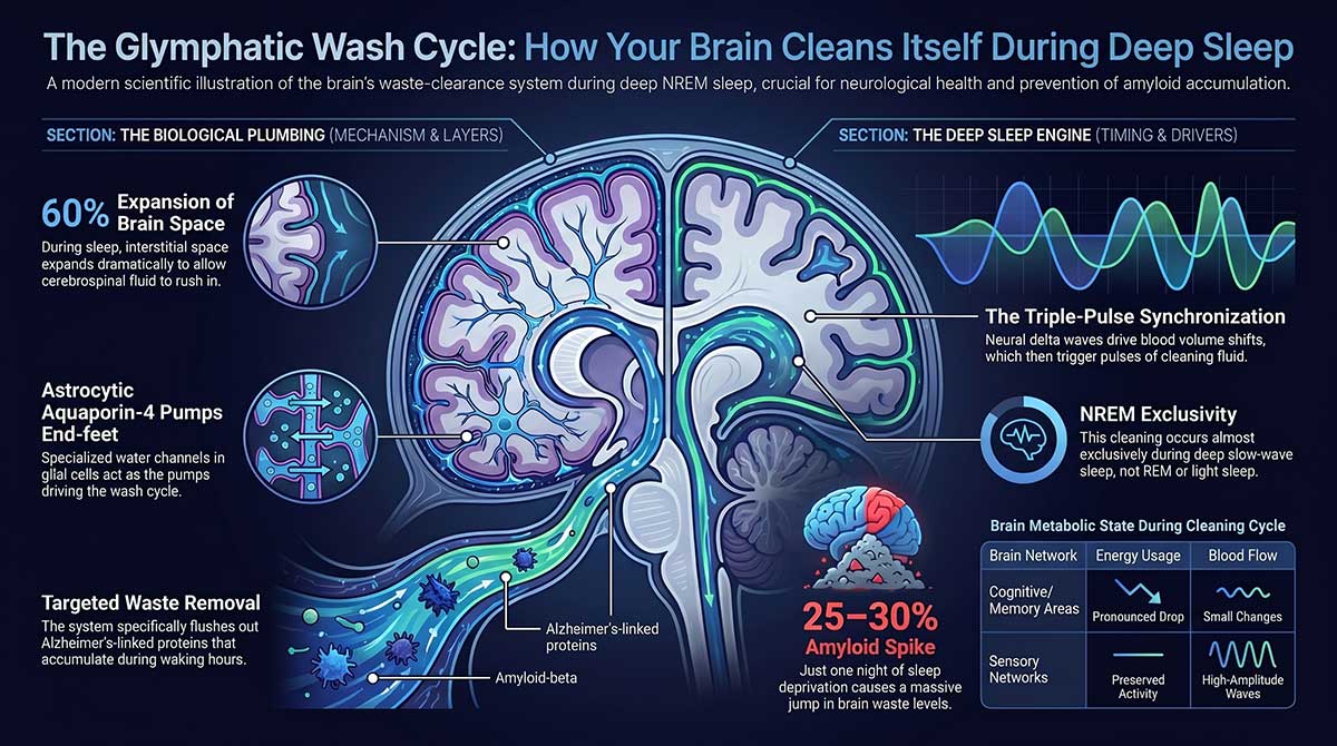 The Glymphatic Wash Cycle
