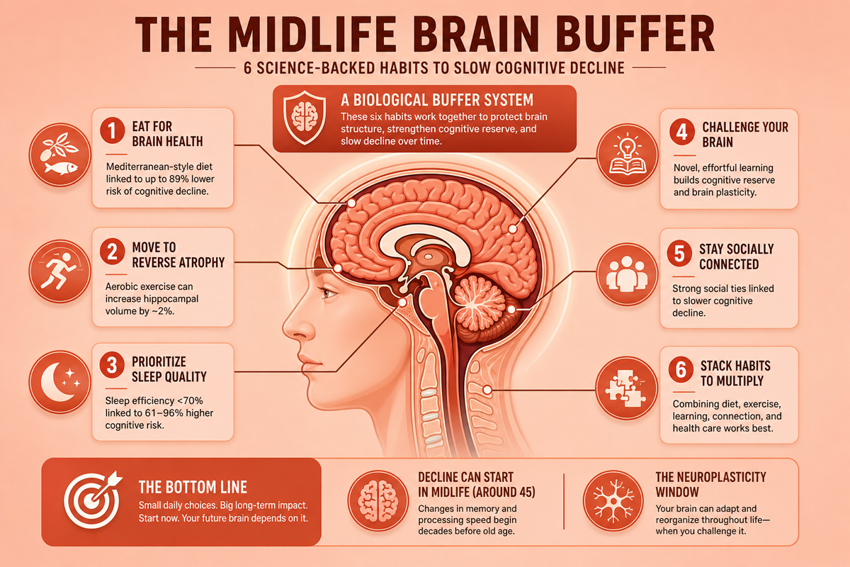 The Midlife Brain Buffer