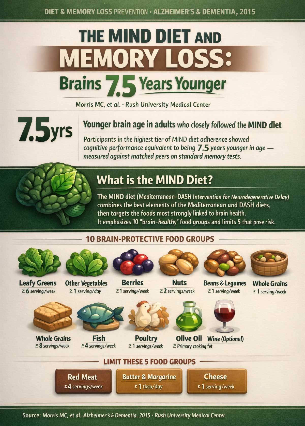 The MIND Diet and Memory Loss The MIND Diet and Memory Loss