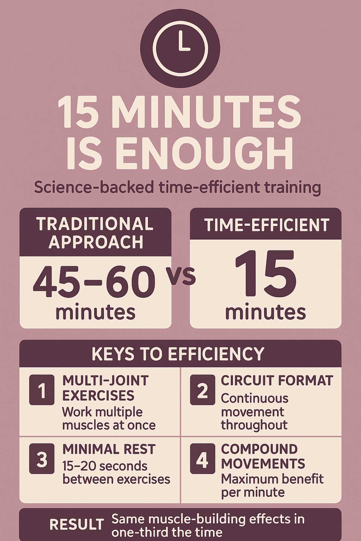Time Efficient Training Works