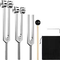 Tuning Fork Therapy Set (128 Hz & 256 Hz)
