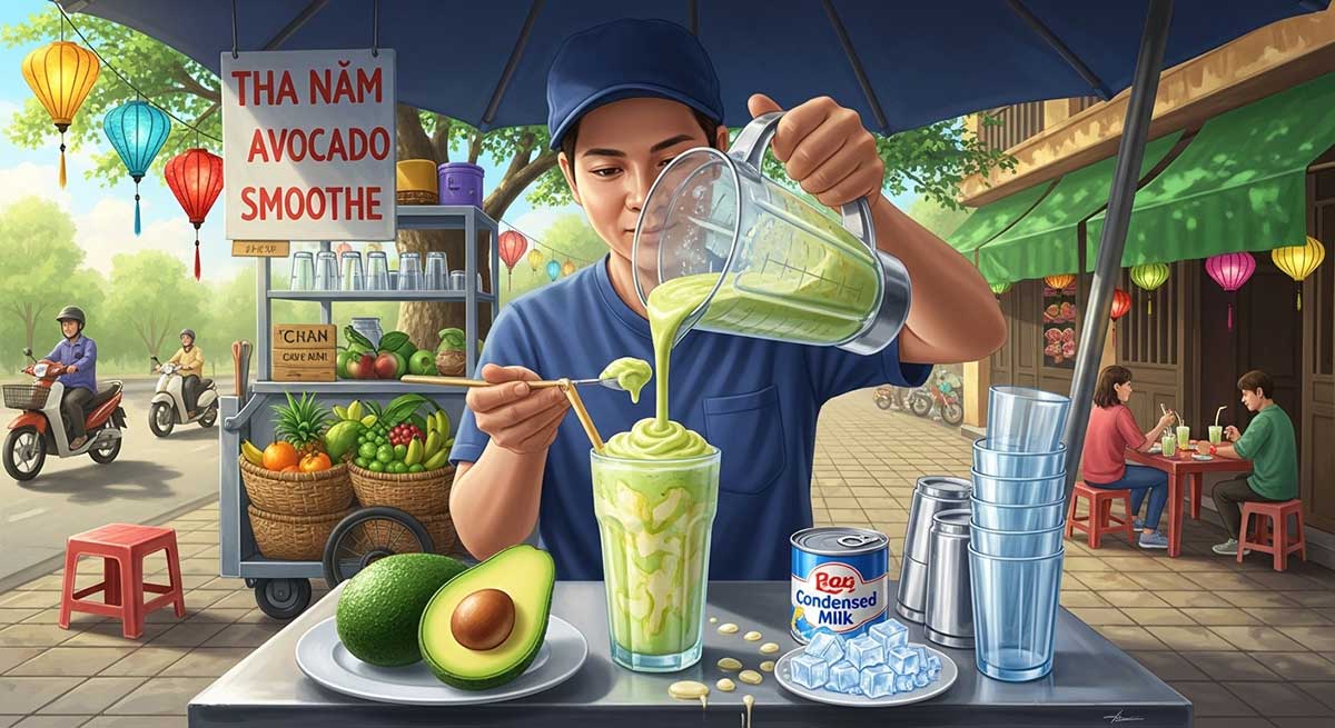 Vietnamese Avocado Smoothie Vietnamese Avocado Smoothie