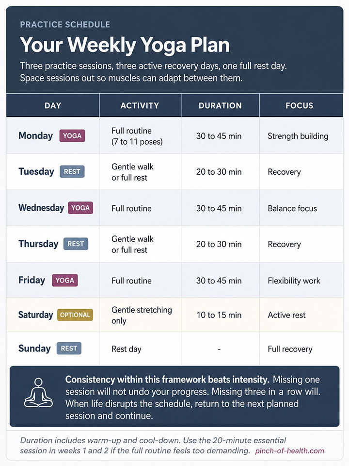 Weekly Yoga Practice Schedule Weekly Yoga Practice Schedule