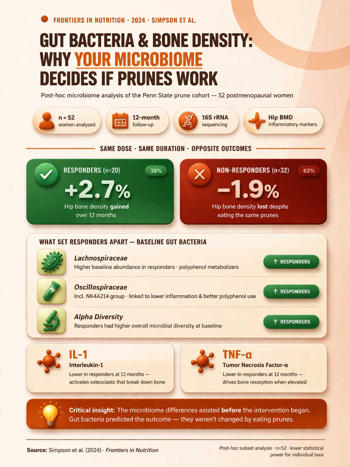 Why Your Microbiome Decides If Prunes Work