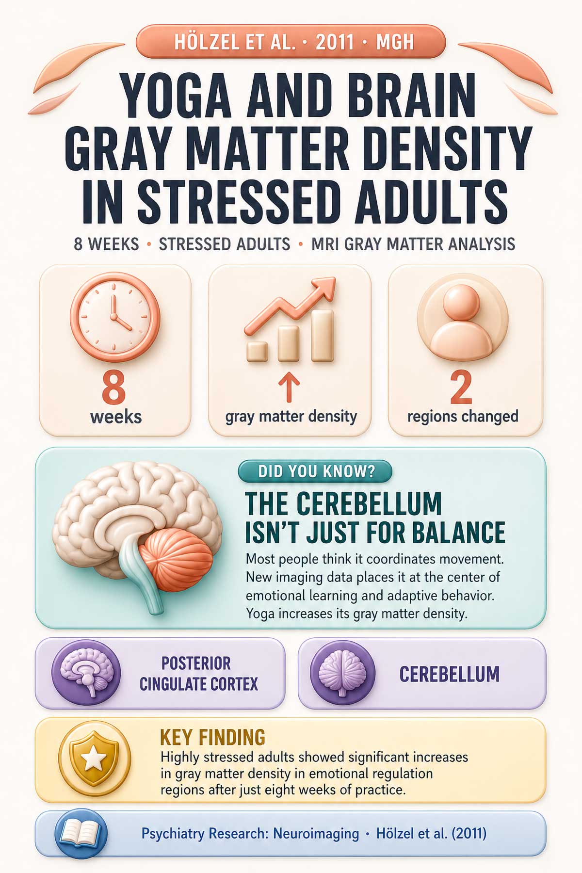 Yoga and Brain Gray Matter Density in Stressed Adults