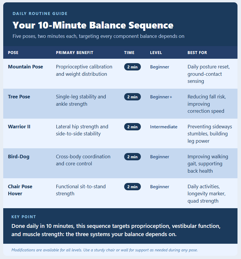 Your Minute Balance Sequence Your Minute Balance Sequence