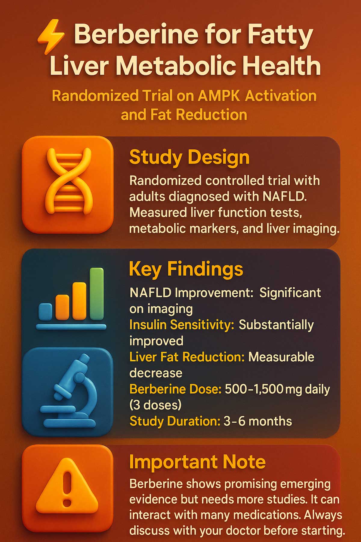 ⚡ Berberine for Fatty Liver Metabolic Health