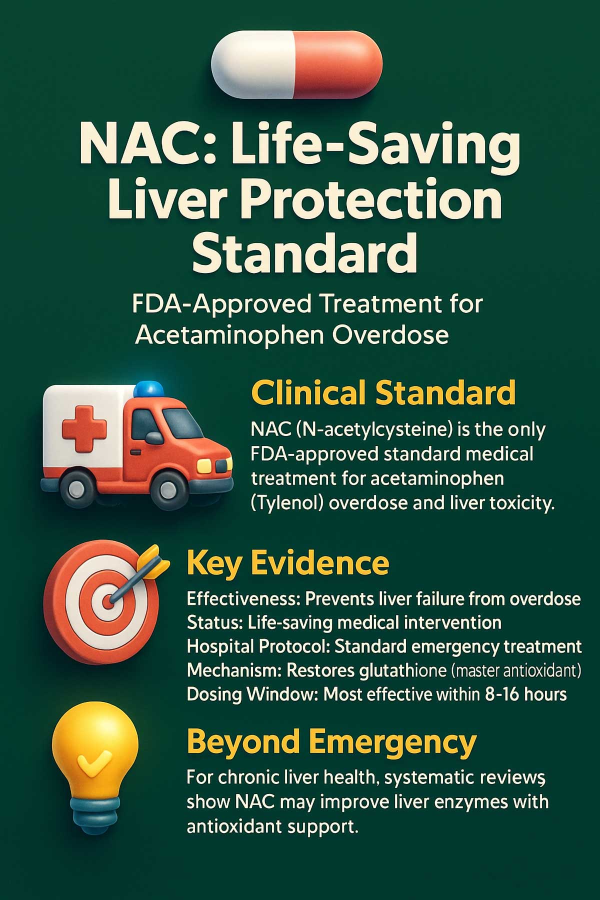 💊 NAC Life Saving Liver Protection Standard